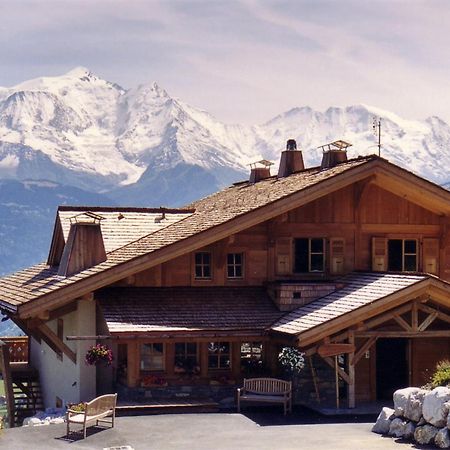 Вилла La Joubarbe Au Balcon Du Mont-Blanc Салланш Экстерьер фото