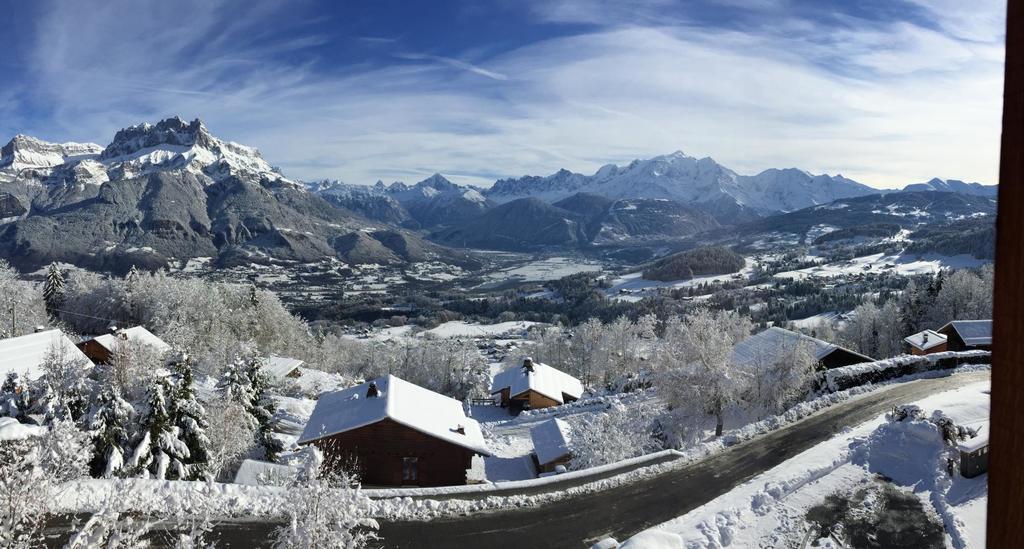 Вилла La Joubarbe Au Balcon Du Mont-Blanc Салланш Экстерьер фото
