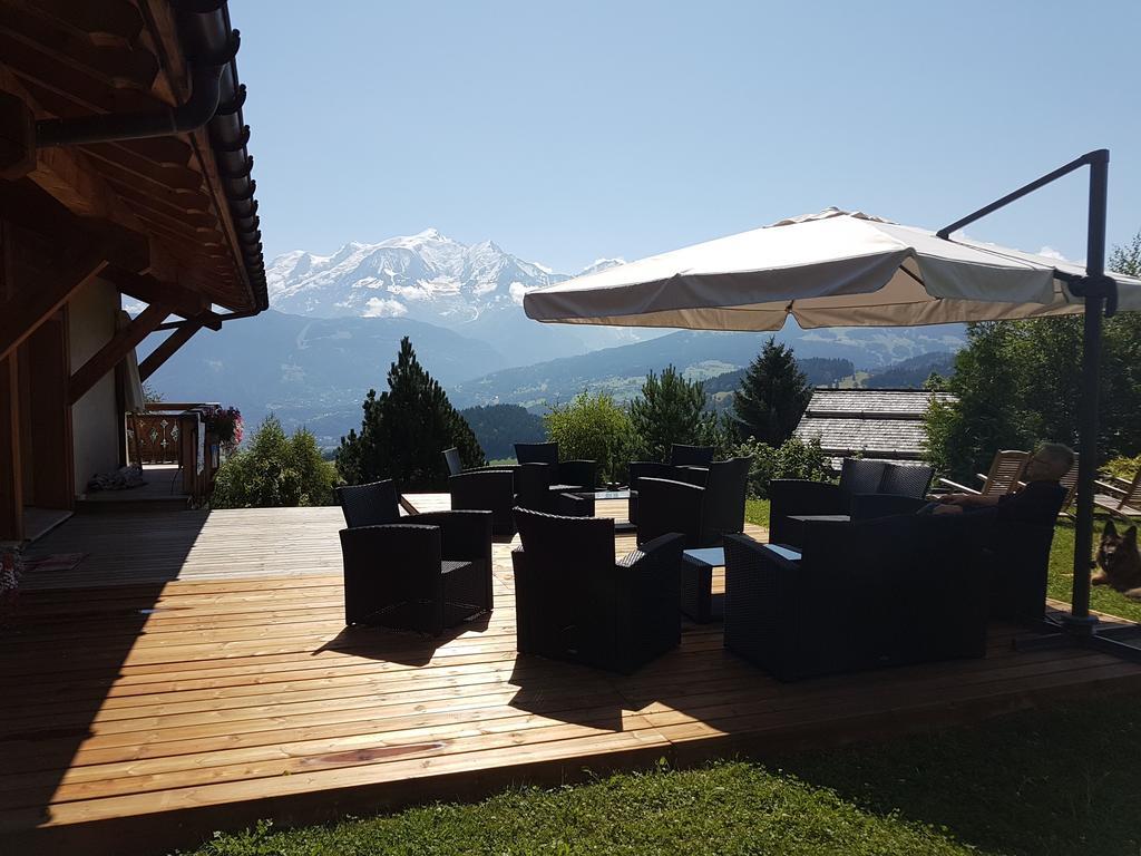 Вилла La Joubarbe Au Balcon Du Mont-Blanc Салланш Экстерьер фото