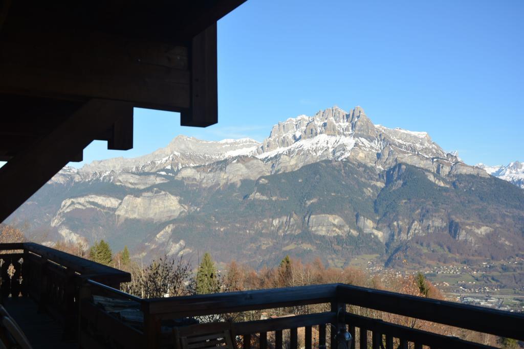 Вилла La Joubarbe Au Balcon Du Mont-Blanc Салланш Экстерьер фото