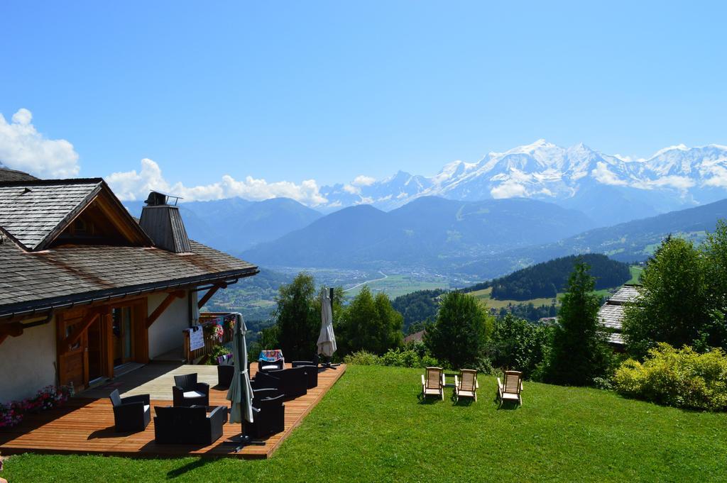 Вилла La Joubarbe Au Balcon Du Mont-Blanc Салланш Экстерьер фото