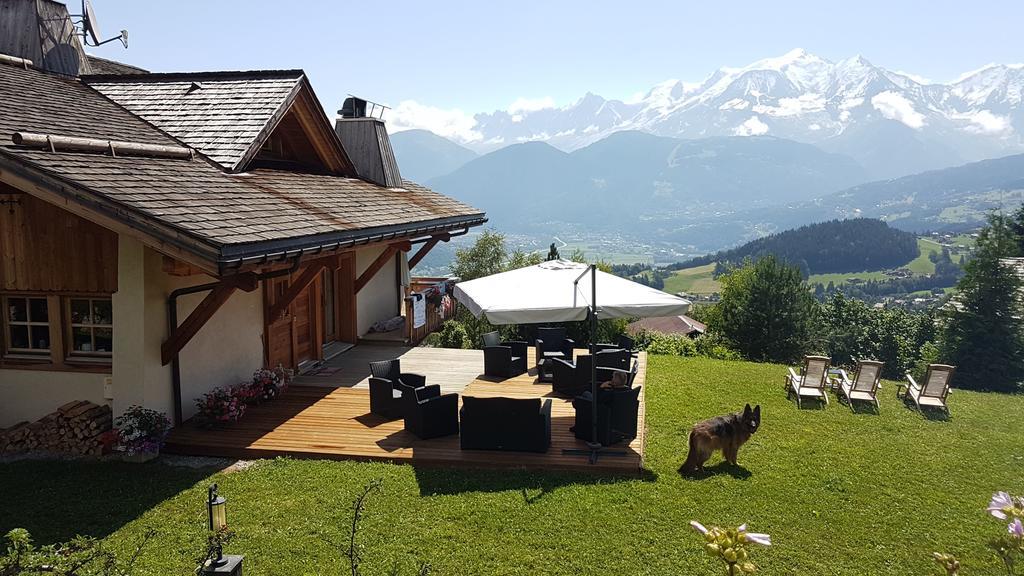 Вилла La Joubarbe Au Balcon Du Mont-Blanc Салланш Экстерьер фото