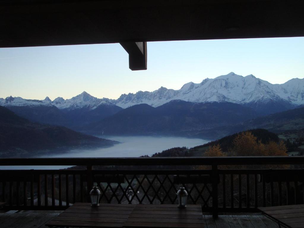 Вилла La Joubarbe Au Balcon Du Mont-Blanc Салланш Экстерьер фото