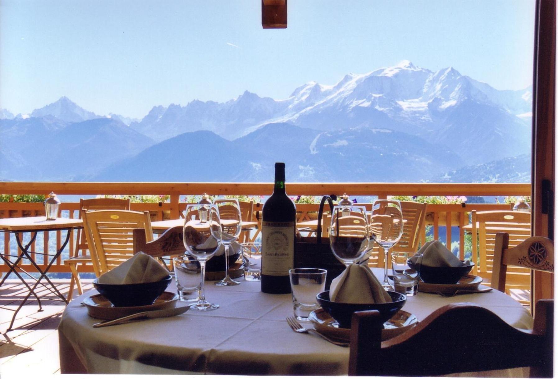 Вилла La Joubarbe Au Balcon Du Mont-Blanc Салланш Экстерьер фото
