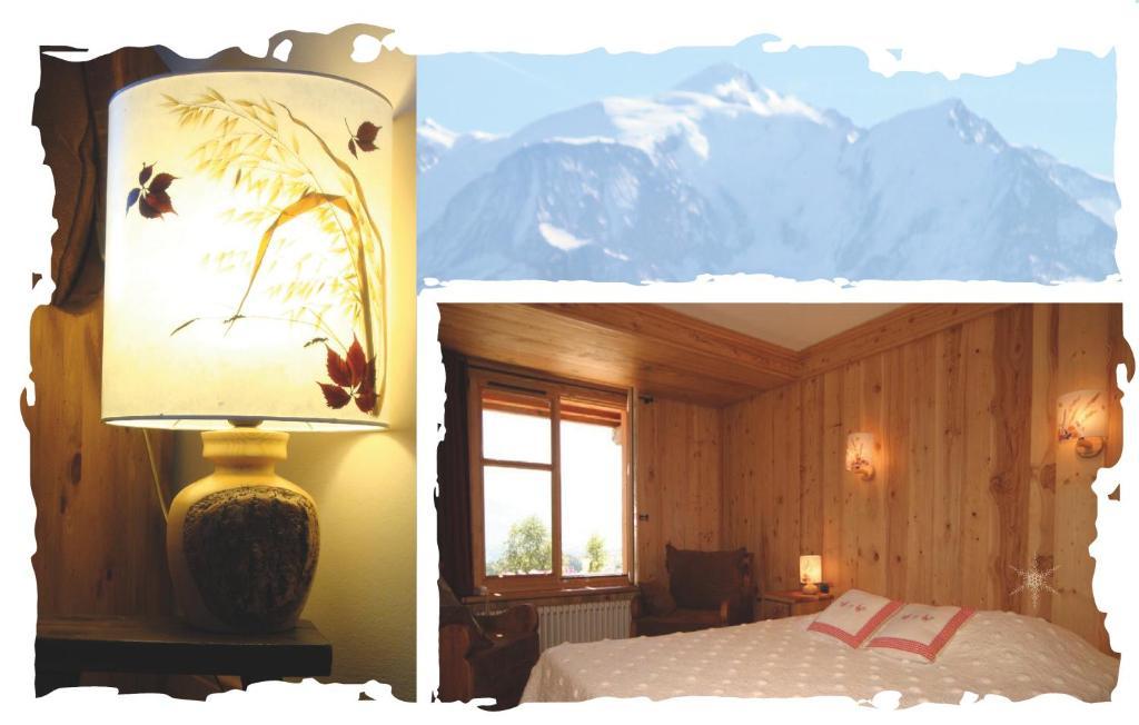 Вилла La Joubarbe Au Balcon Du Mont-Blanc Салланш Номер фото